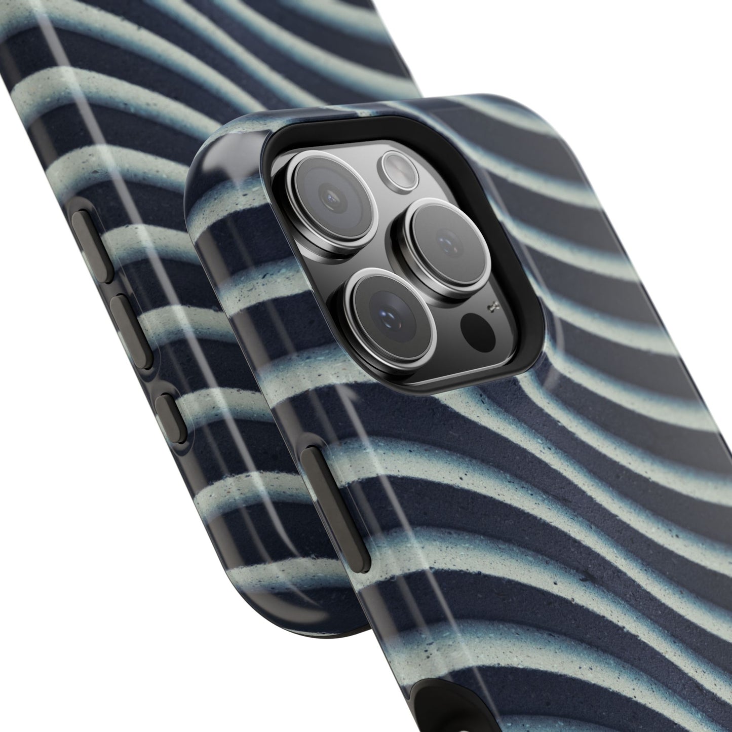 Navy Waves Phone Case