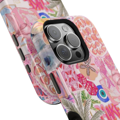 Pink Tropical Collage Phone Case