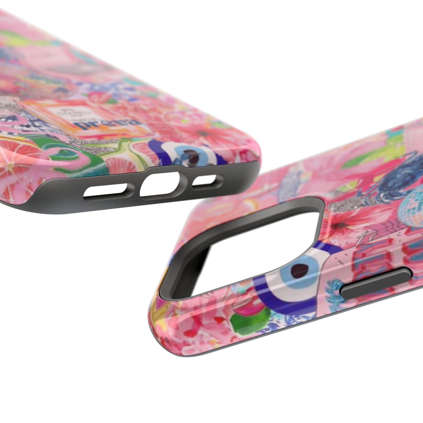 Floral & Pink Collage Phone Case