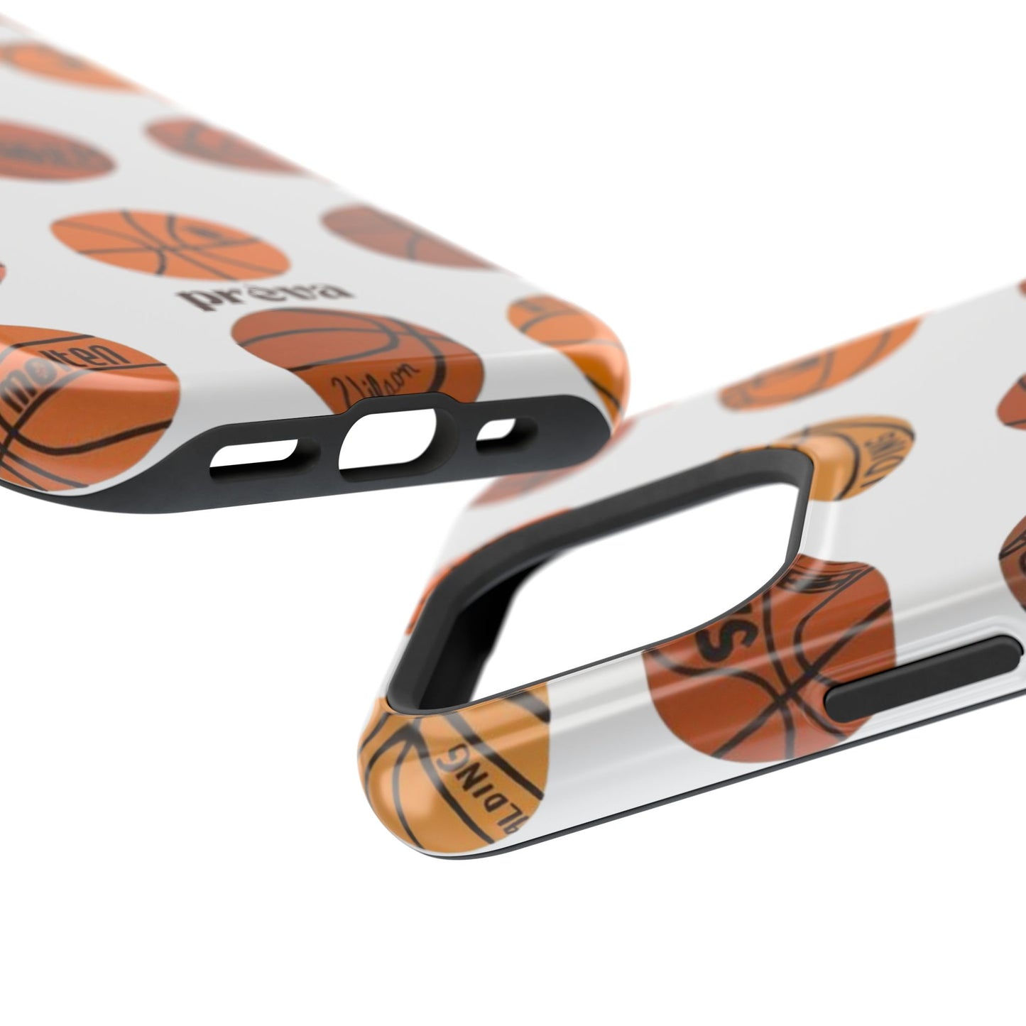 White Basketball Phone Case