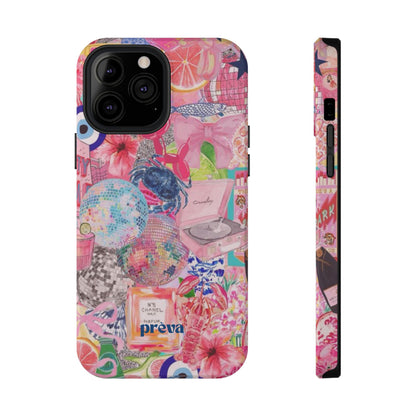 Floral & Pink Collage Phone Case