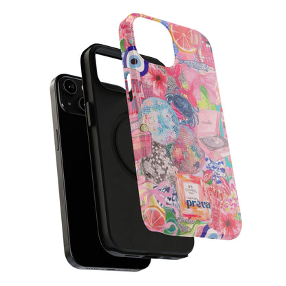 Floral & Pink Collage Phone Case