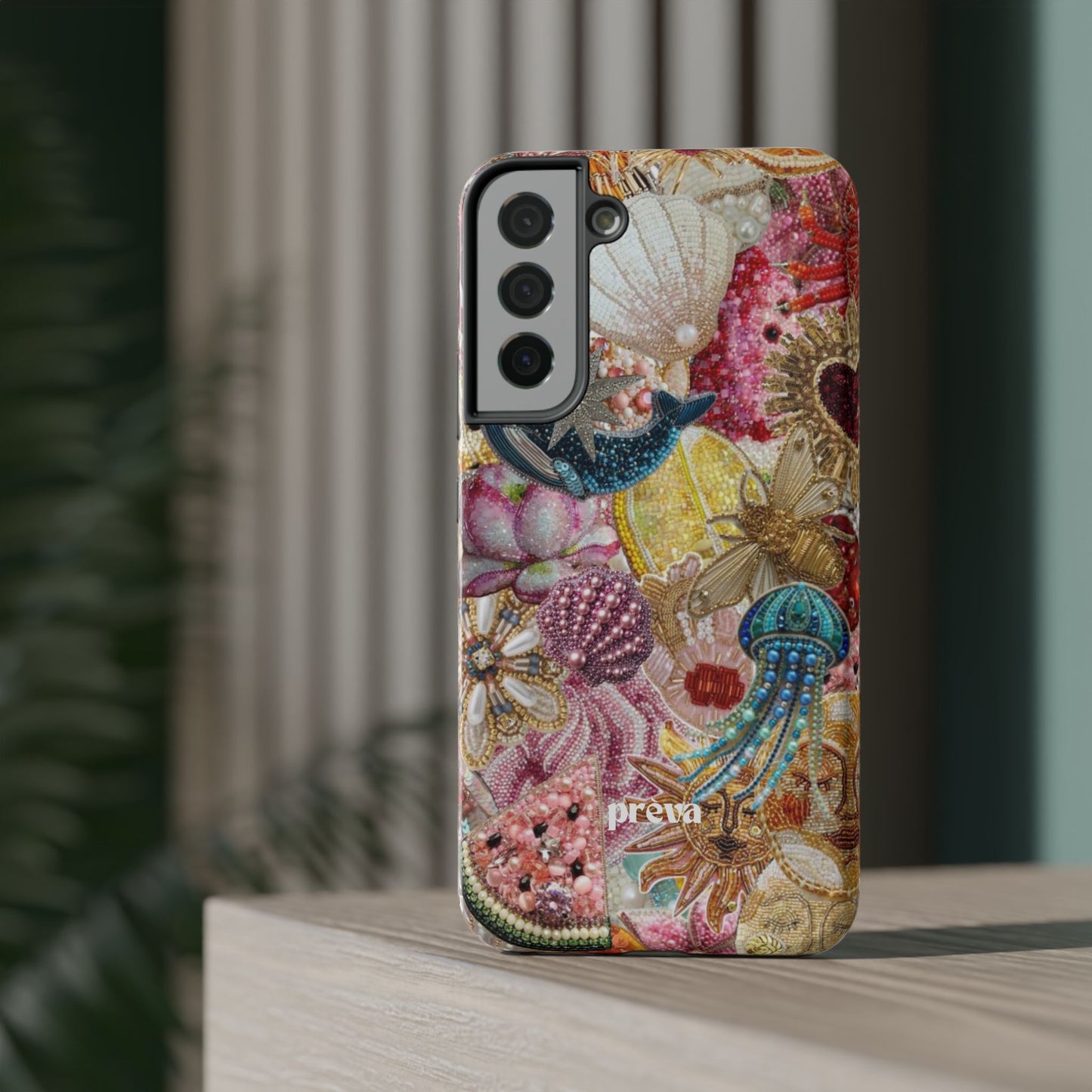 Floral Sea Collage Phone Case