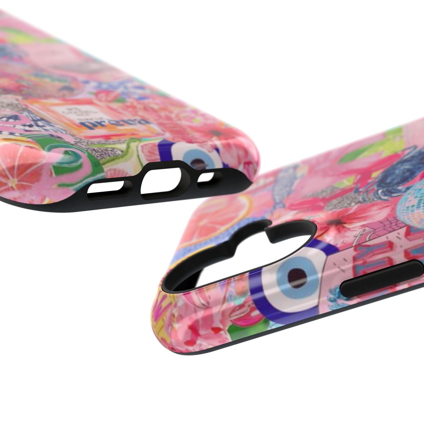 Floral & Pink Collage Phone Case