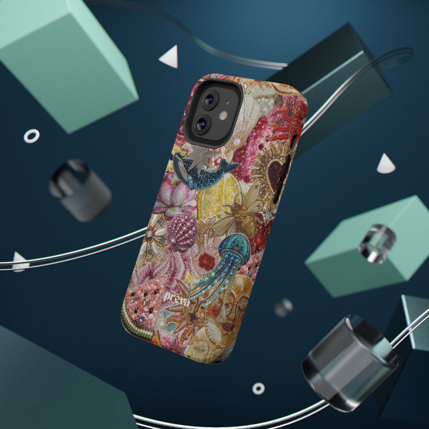 Floral Sea Collage Phone Case