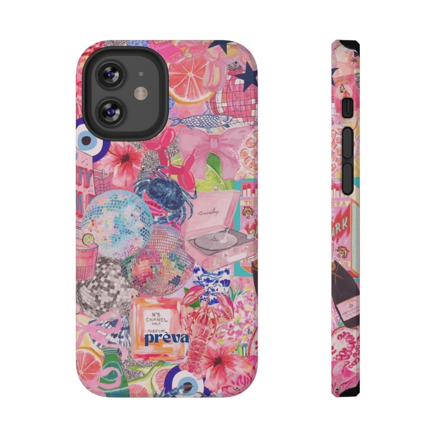 Floral & Pink Collage Phone Case