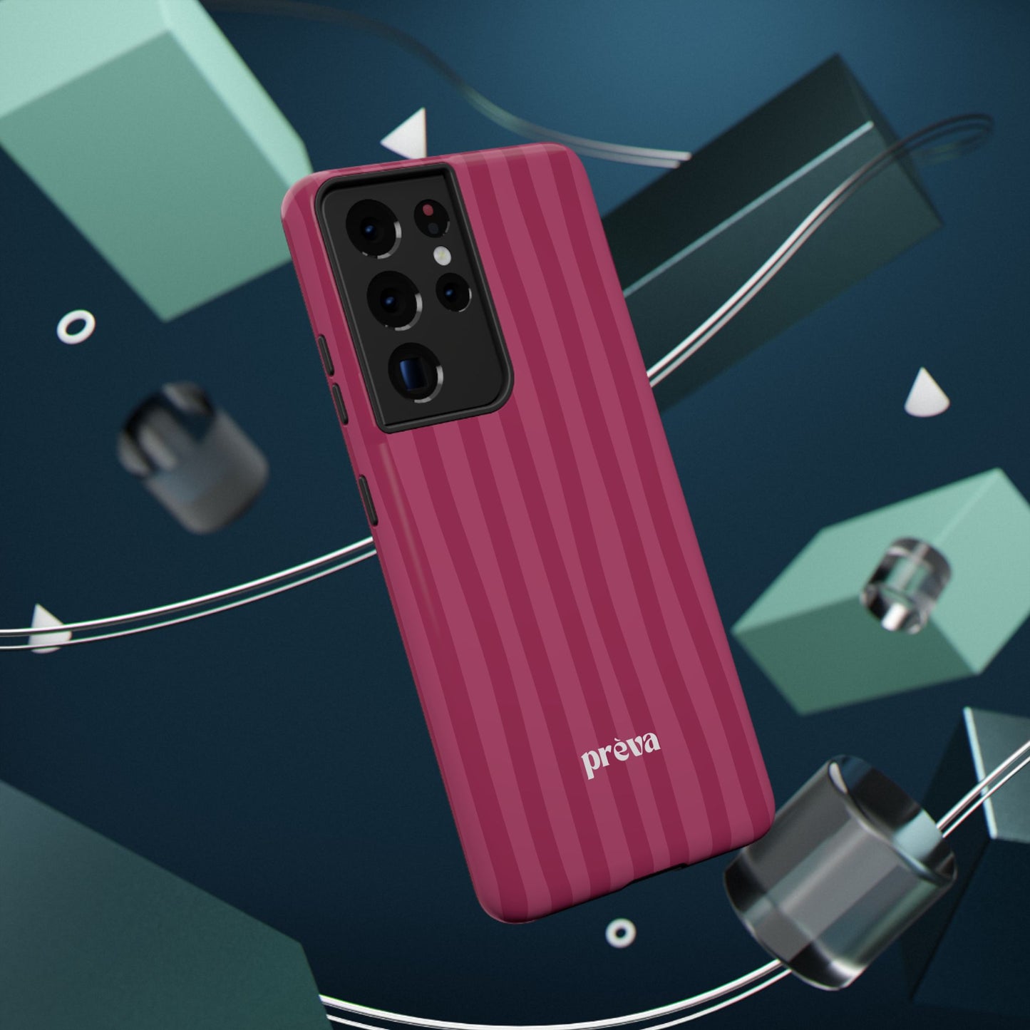 Magenta Stripes Phone Case