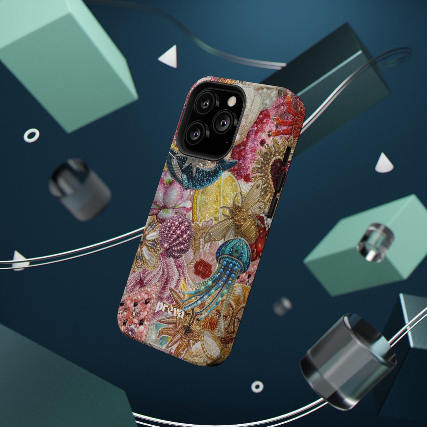 Floral Sea Collage Phone Case