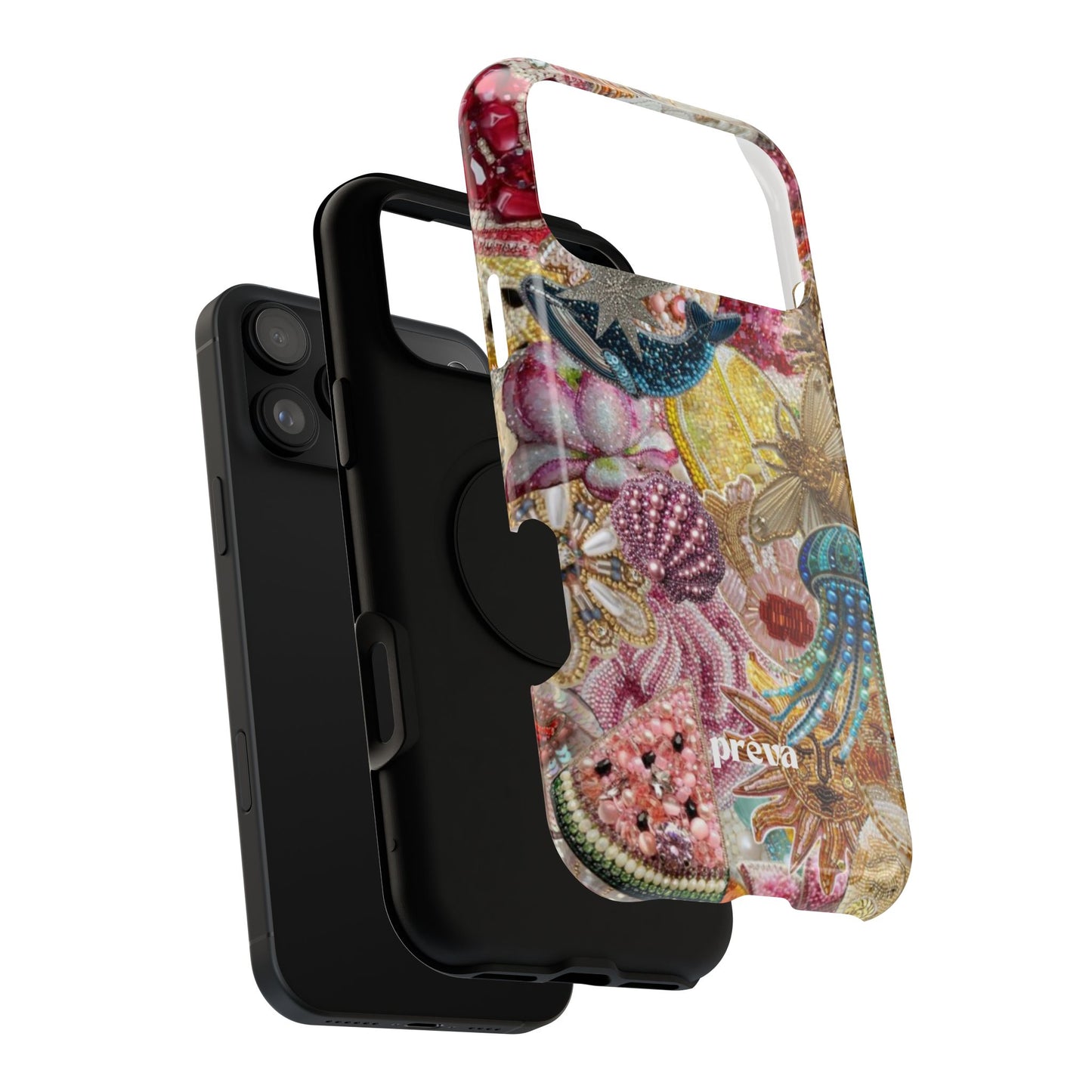 Floral Sea Collage Phone Case