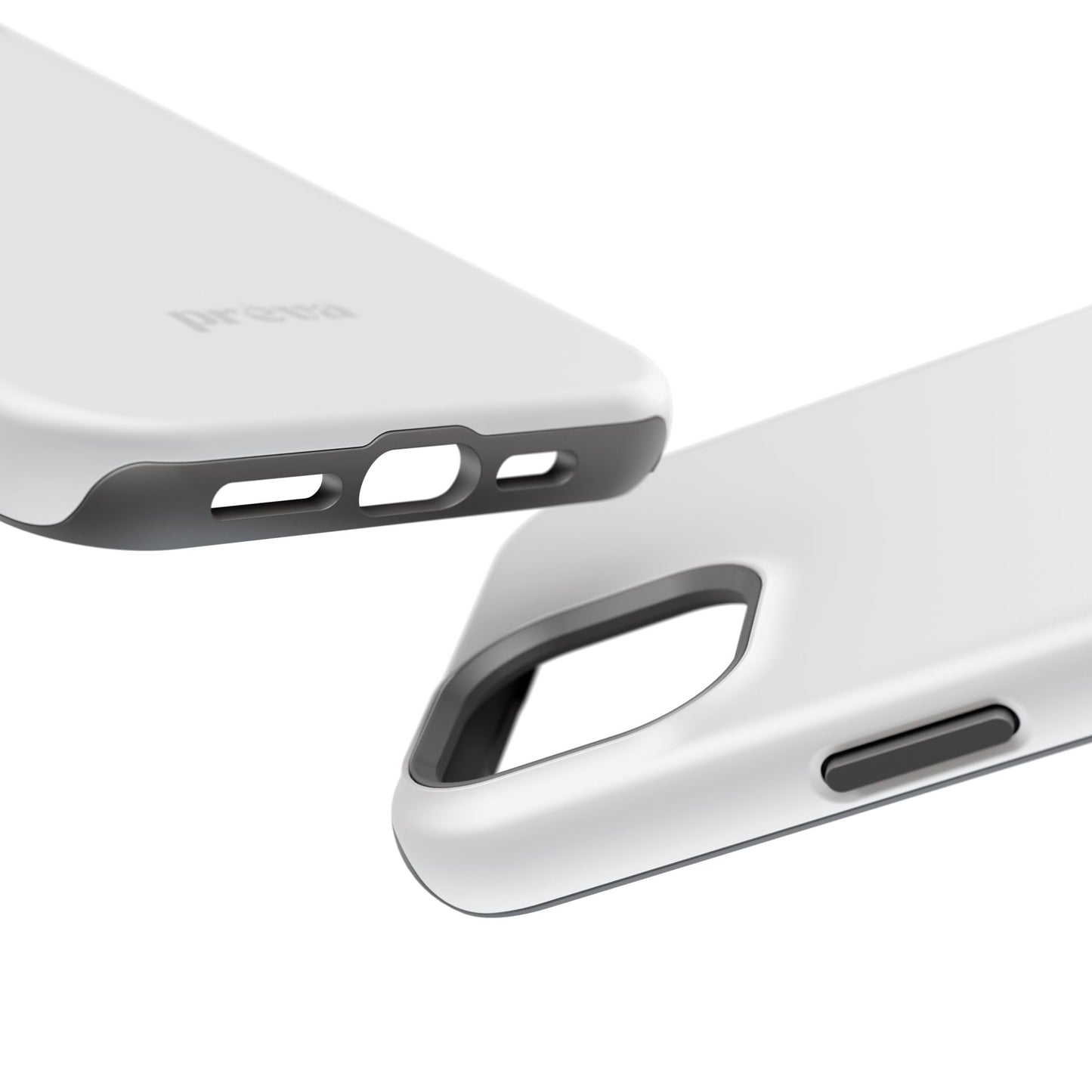 White & Grey Phone Case