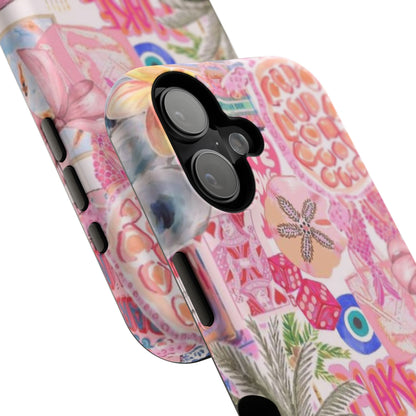 Pink Tropical Collage Phone Case