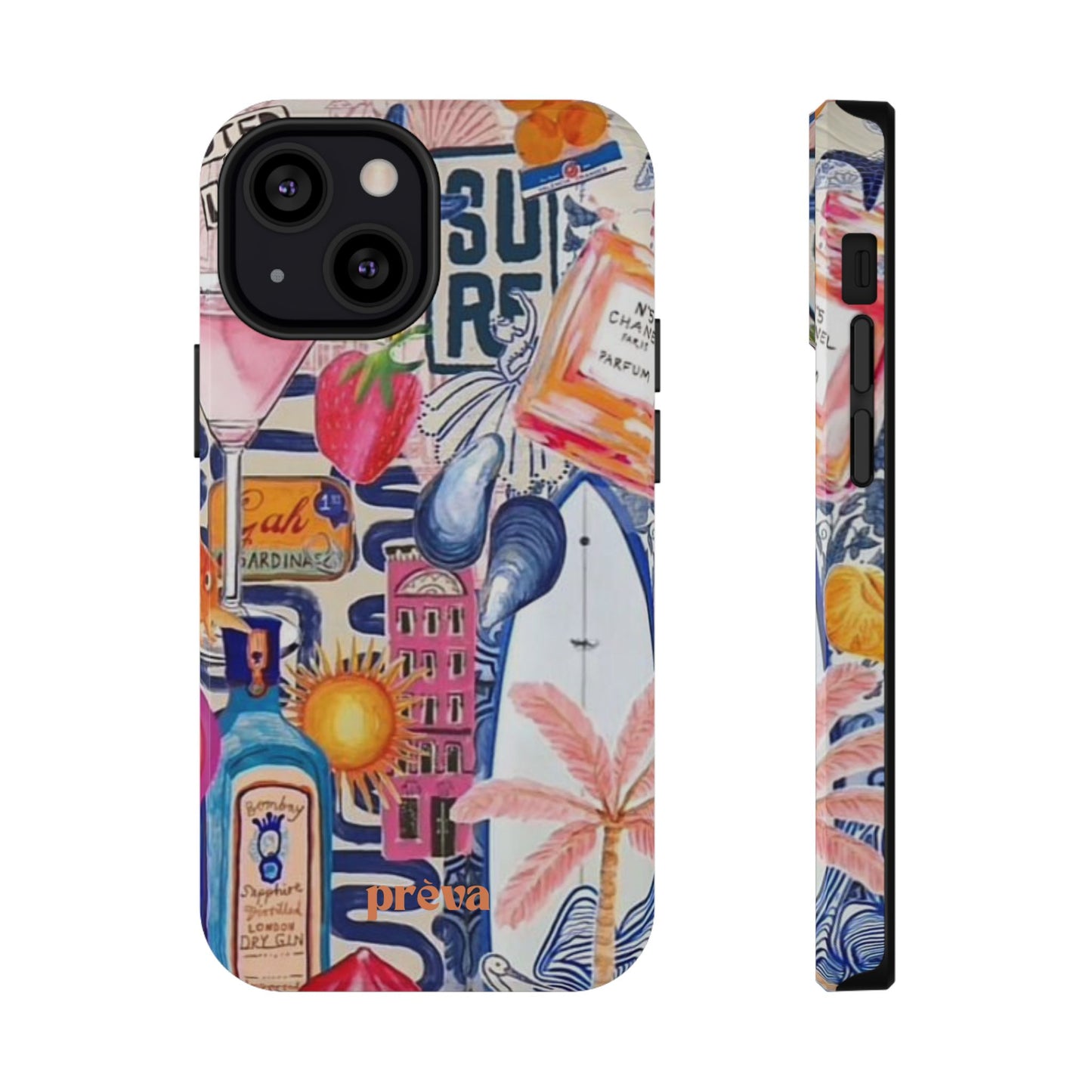Tropical Beach Collage Phone Case