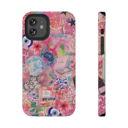 Floral & Pink Collage Phone Case