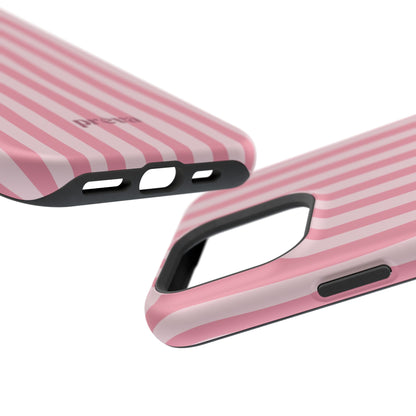 Pink Striped Phone Case