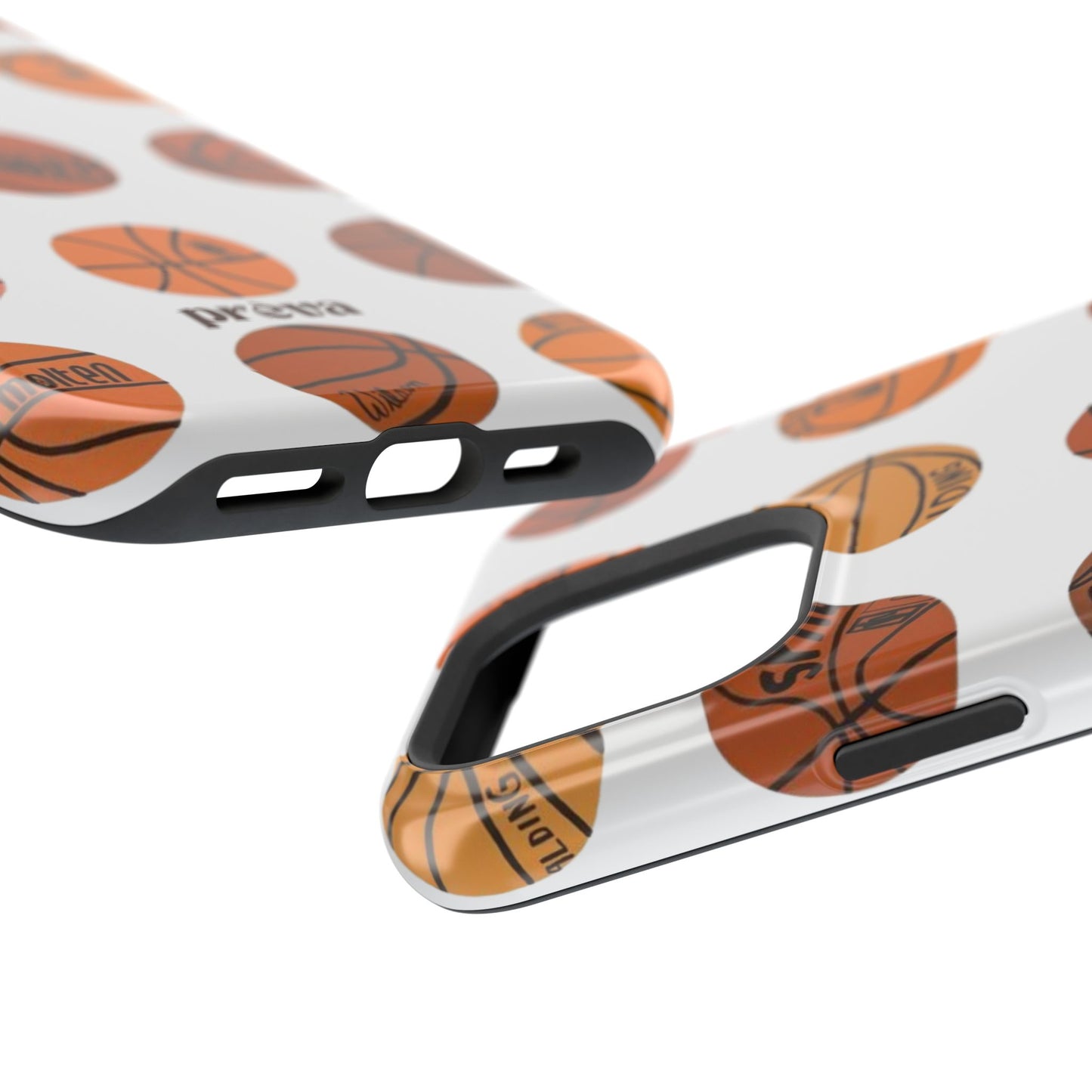 White Basketball Phone Case