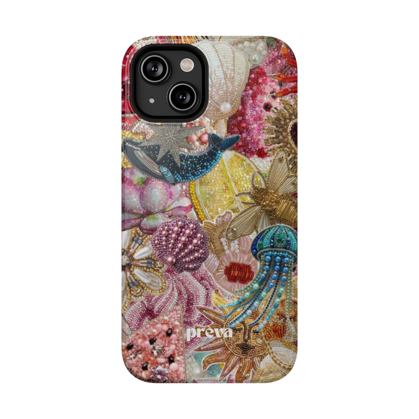 Floral Sea Collage Phone Case