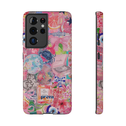 Floral & Pink Collage Phone Case