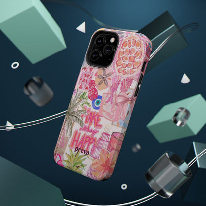 Pink Tropical Collage Phone Case