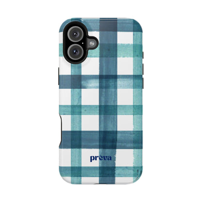 Teal Plaid Phone Case