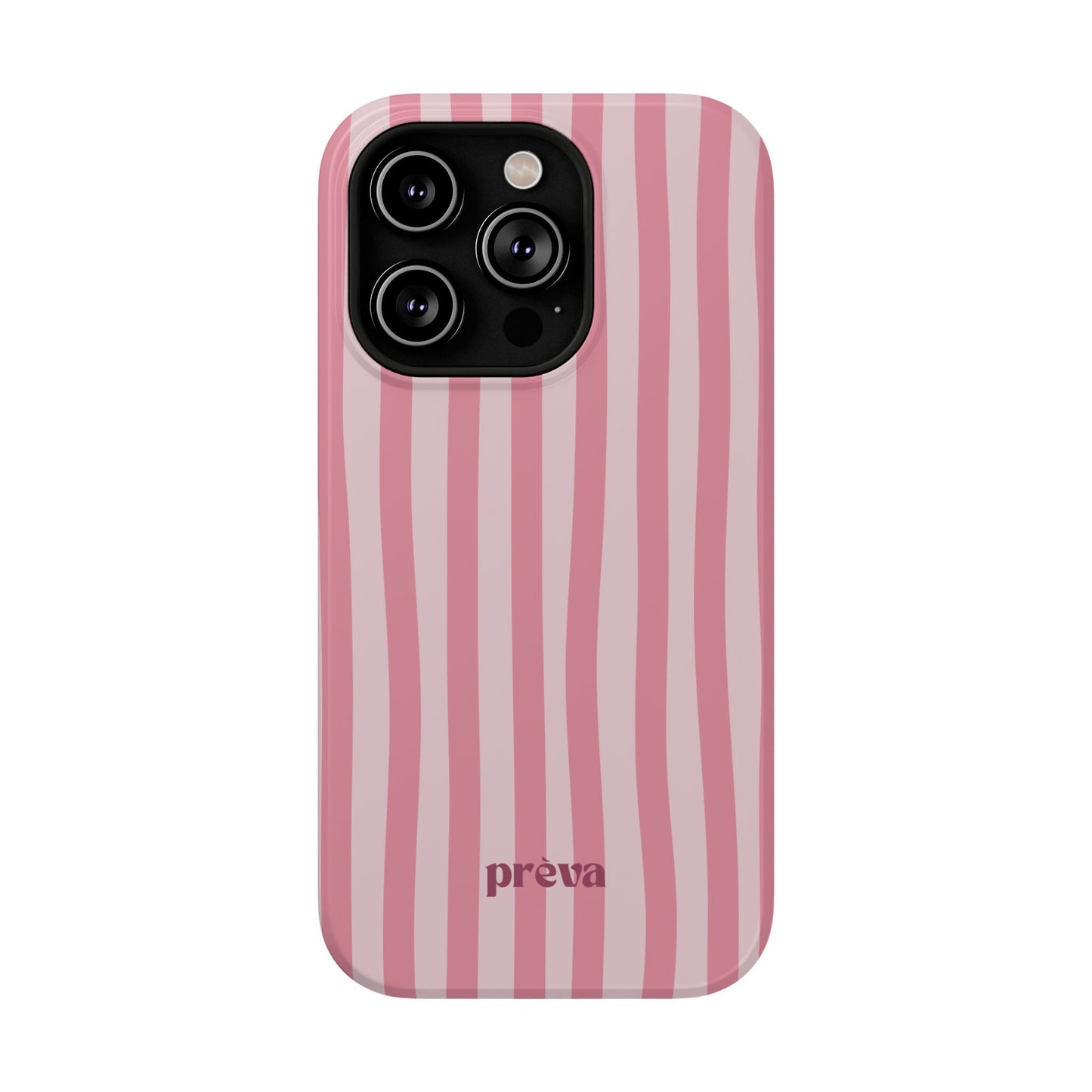 Pink Striped Phone Case