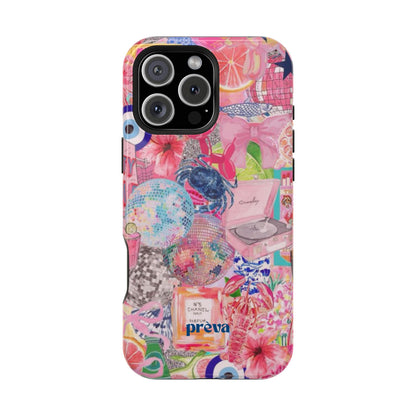Floral & Pink Collage Phone Case