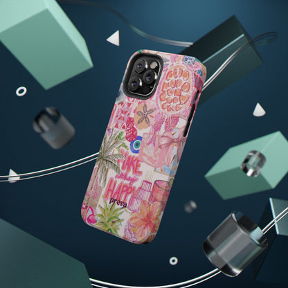 Pink Tropical Collage Phone Case