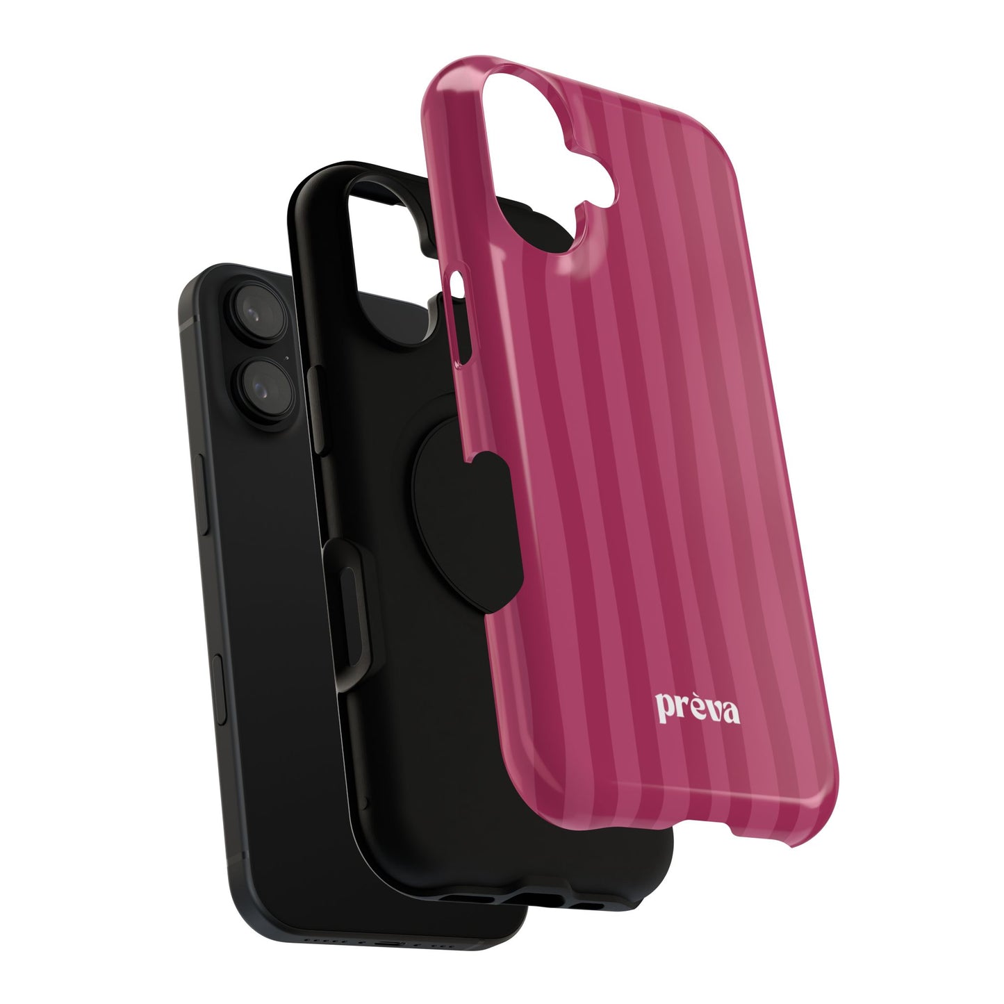 Magenta Stripes Phone Case