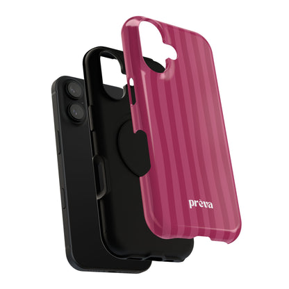 Magenta Stripes Phone Case