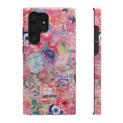 Floral & Pink Collage Phone Case