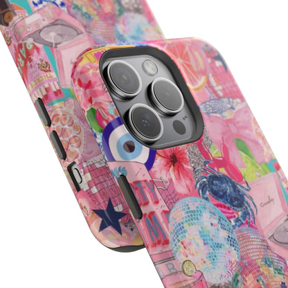 Floral & Pink Collage Phone Case