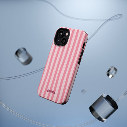 Pink Striped Phone Case