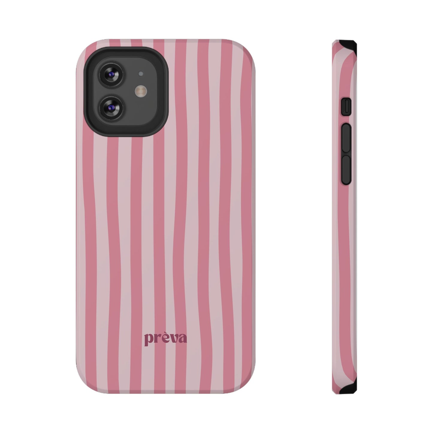 Pink Striped Phone Case