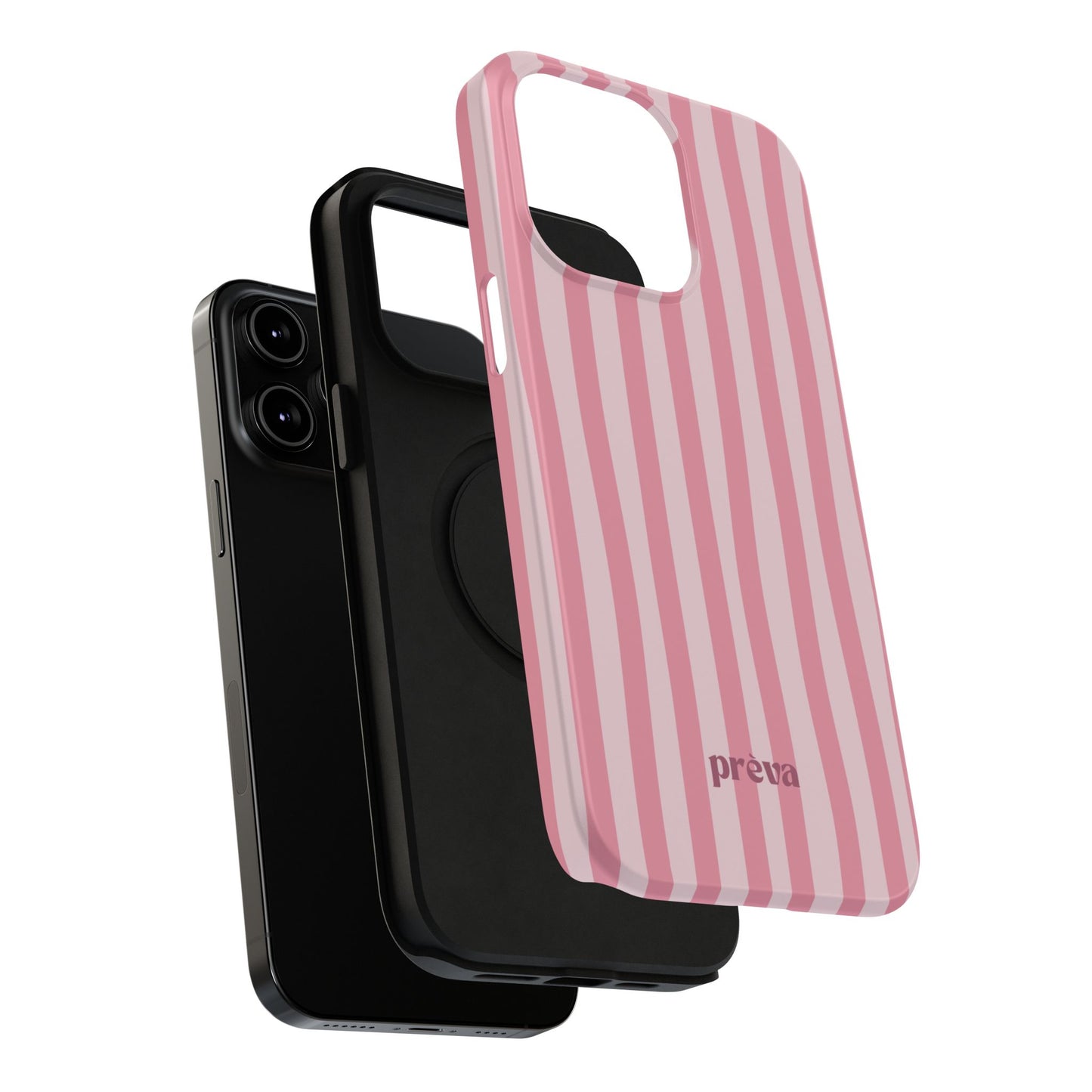 Pink Striped Phone Case