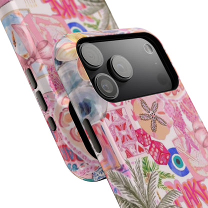 Pink Tropical Collage Phone Case