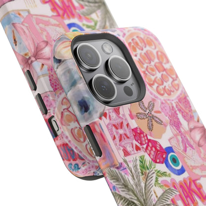 Pink Tropical Collage Phone Case