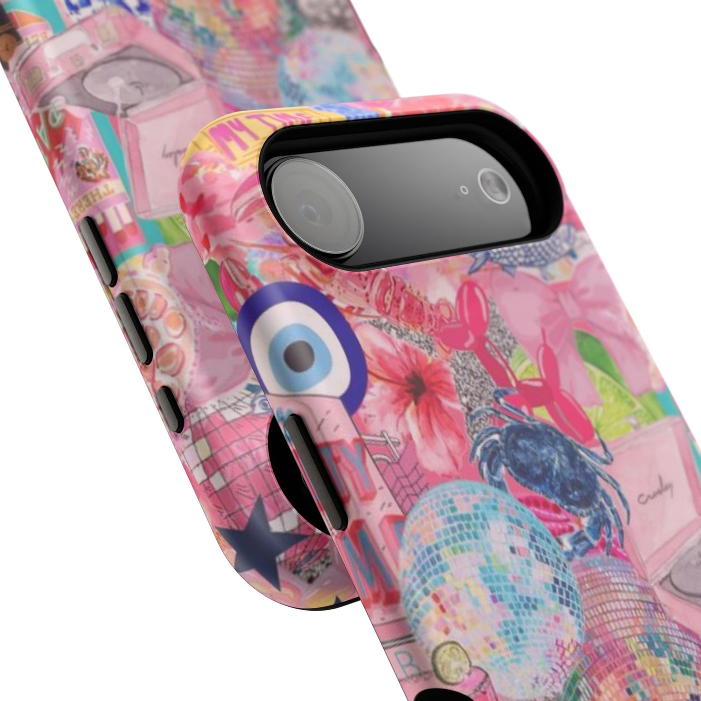 Floral & Pink Collage Phone Case