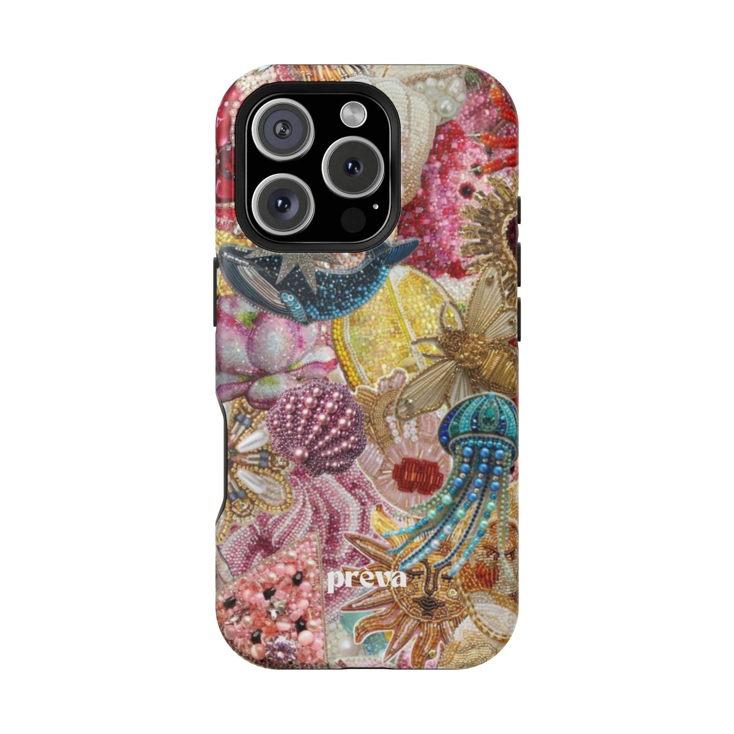 Floral Sea Collage Phone Case