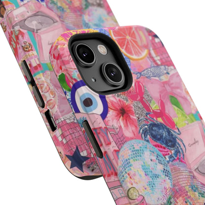 Floral & Pink Collage Phone Case