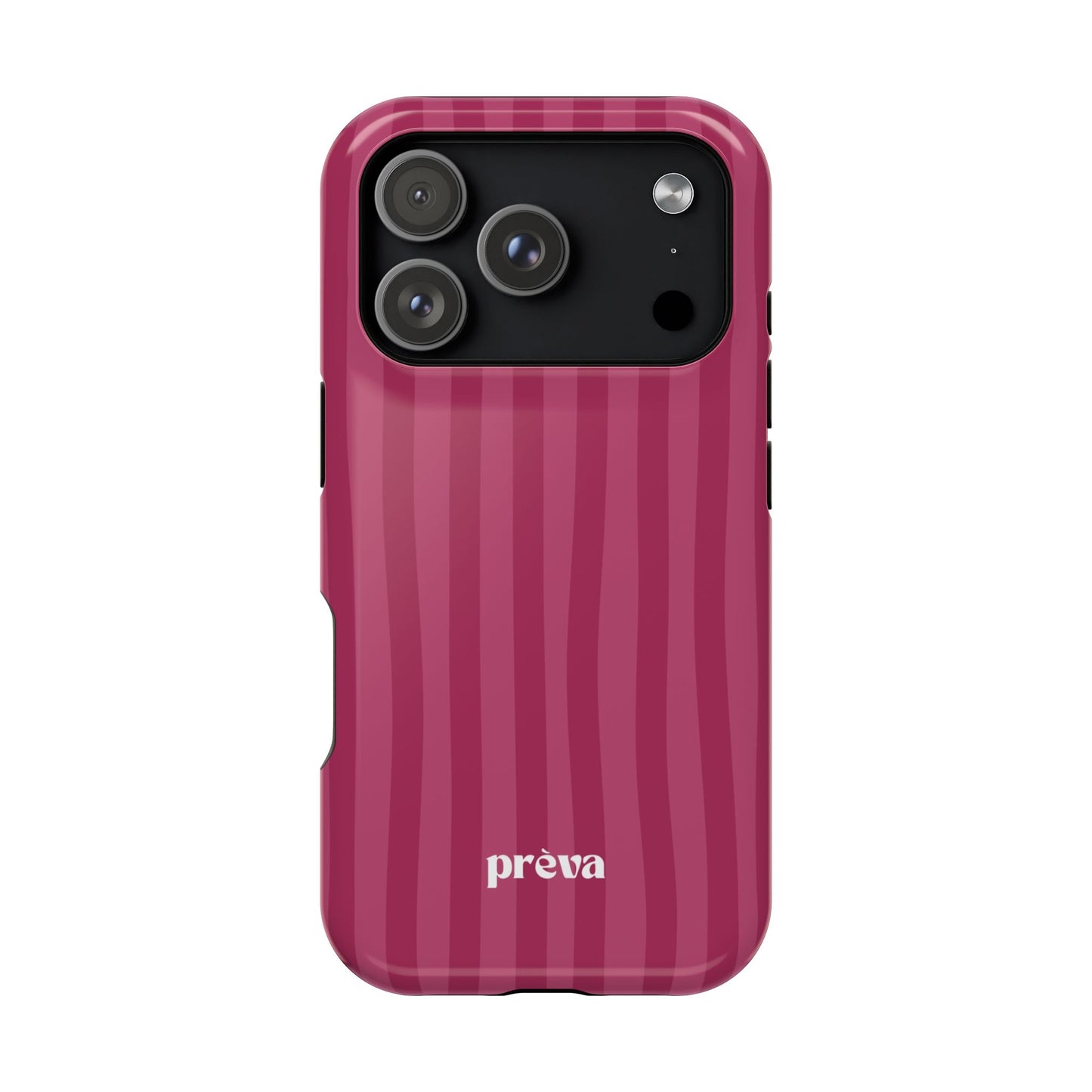 Magenta Stripes Phone Case