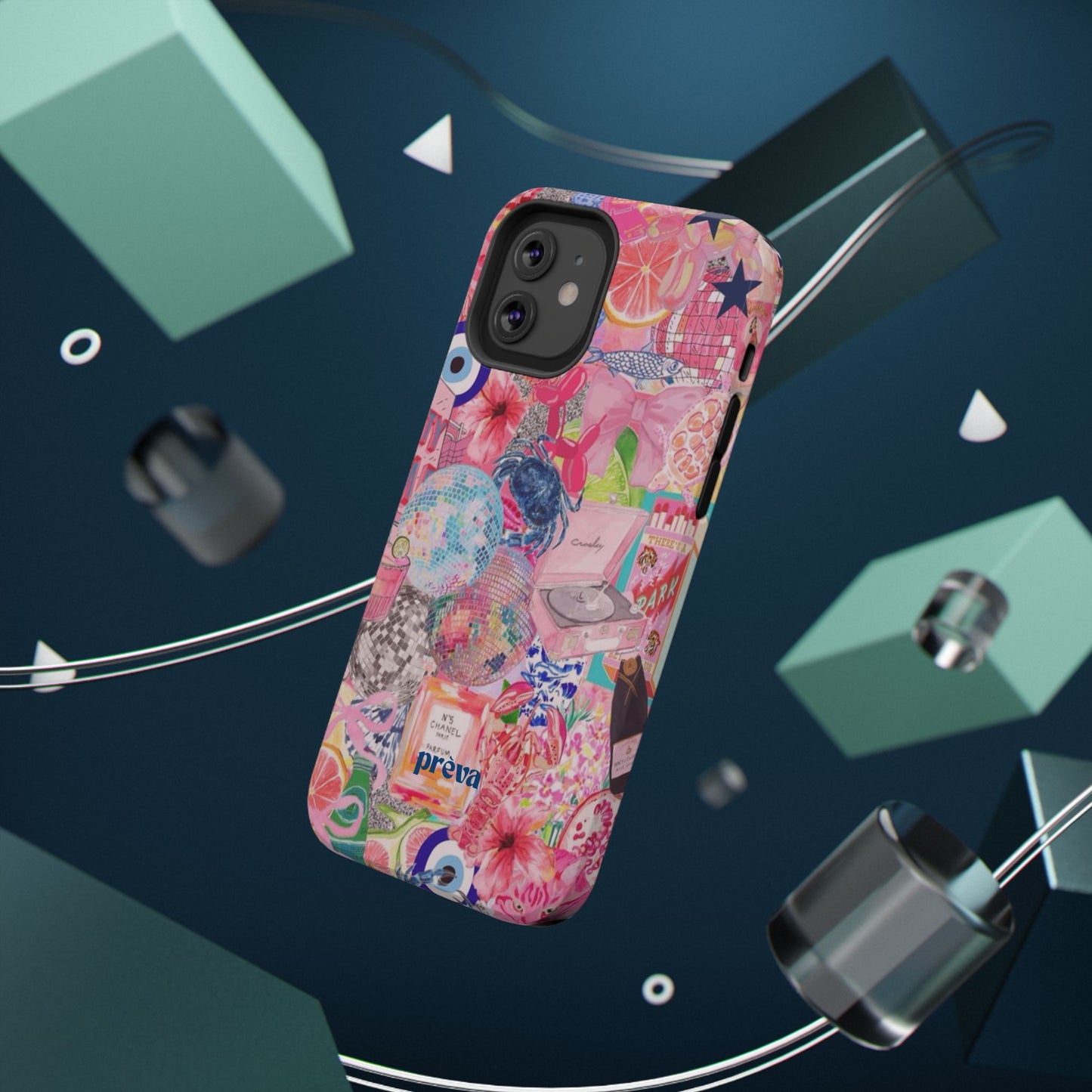 Floral & Pink Collage Phone Case