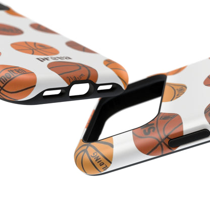 White Basketball Phone Case