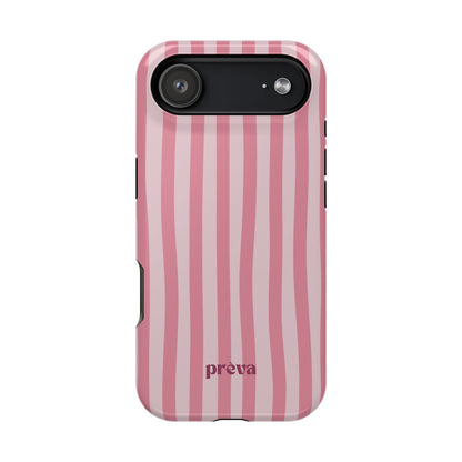 Pink Striped Phone Case