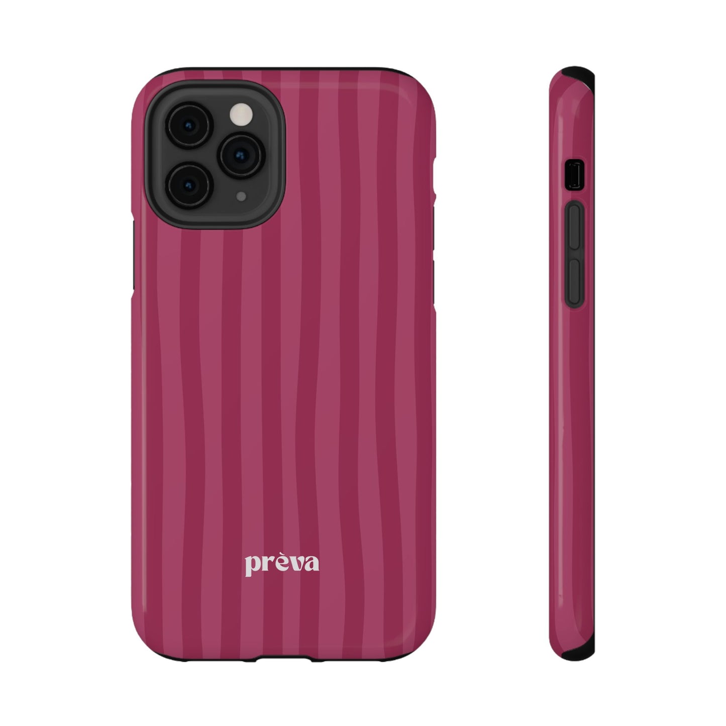 Magenta Stripes Phone Case