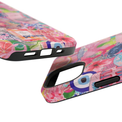 Floral & Pink Collage Phone Case