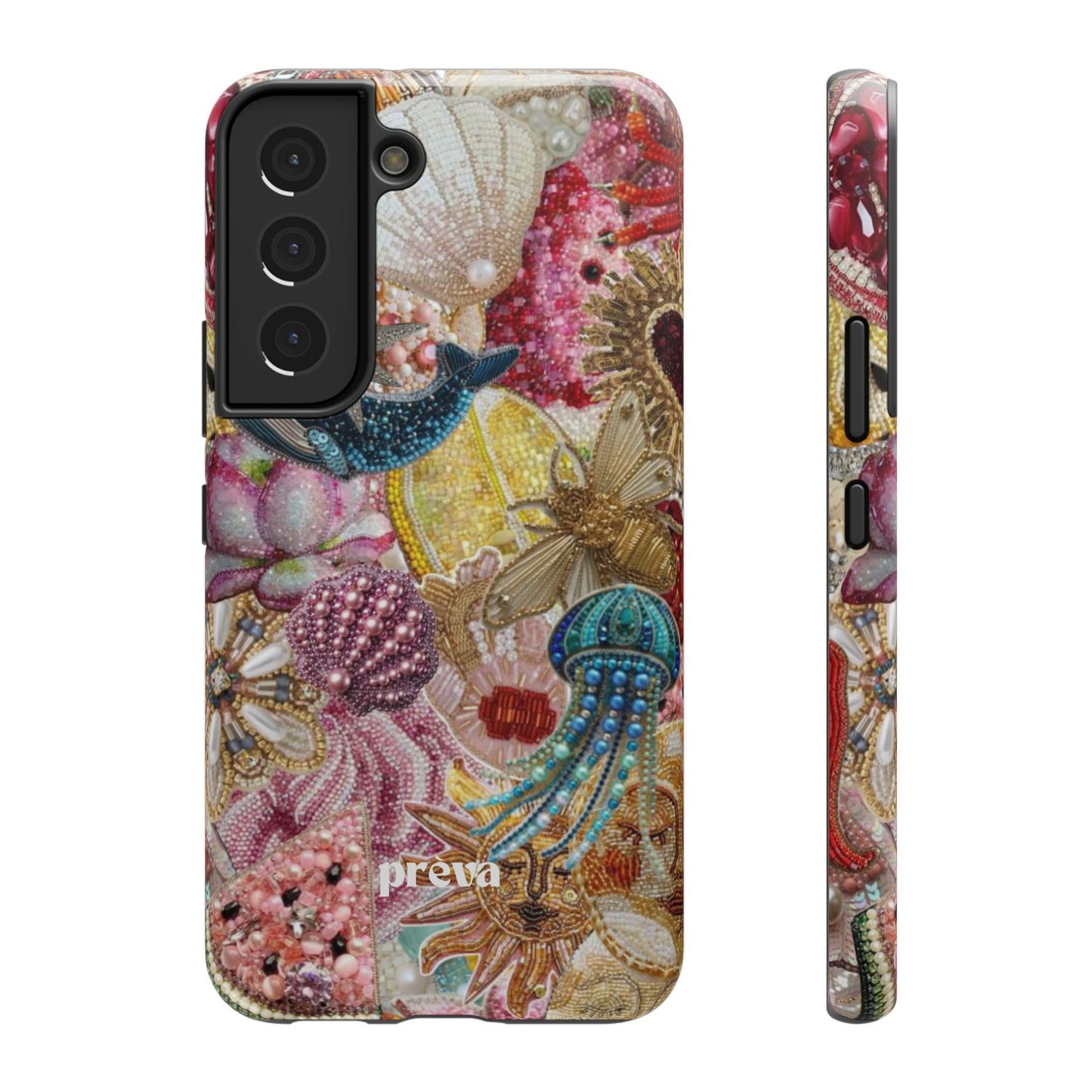 Floral Sea Collage Phone Case