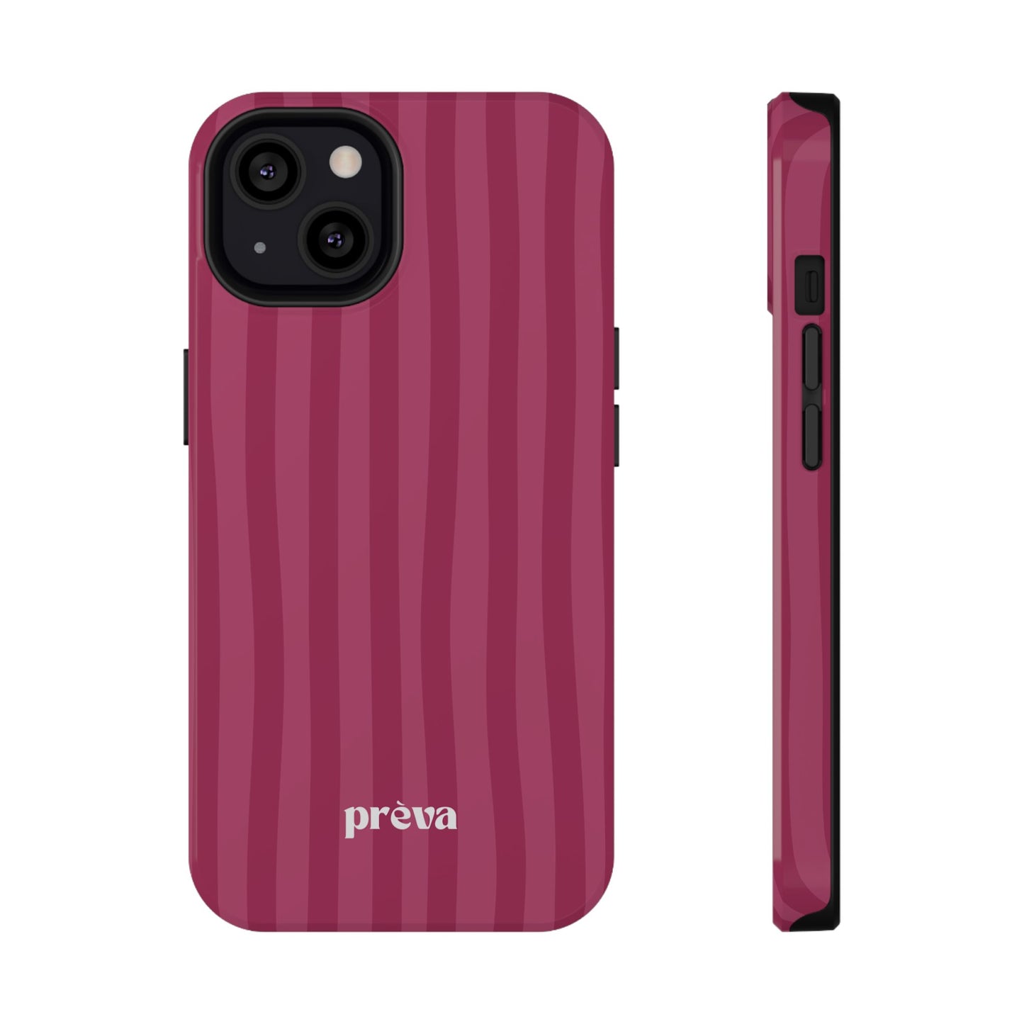 Magenta Stripes Phone Case