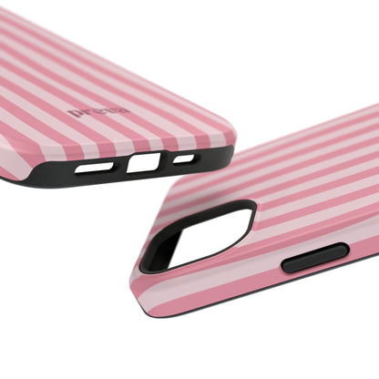 Pink Striped Phone Case