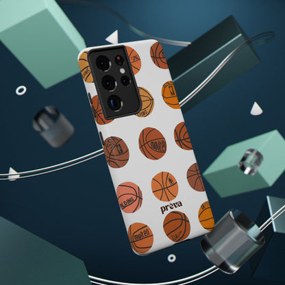 White Basketball Phone Case