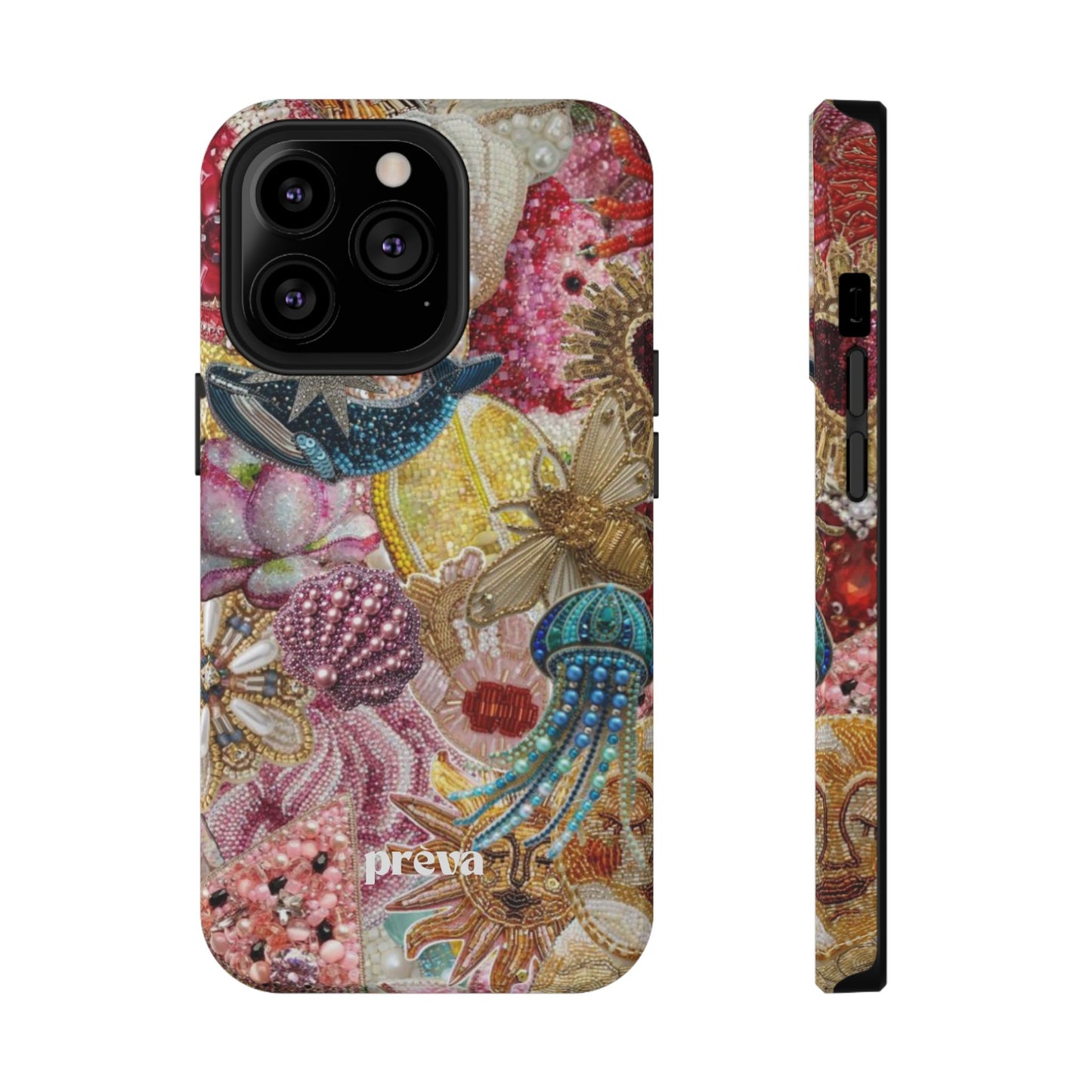 Floral Sea Collage Phone Case
