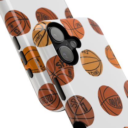 White Basketball Phone Case